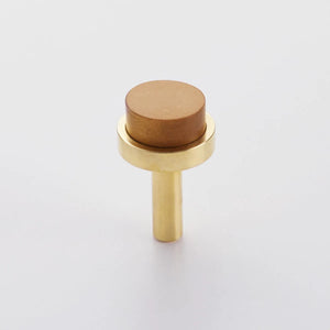 Hardwood Contemporary Cabinet Knob