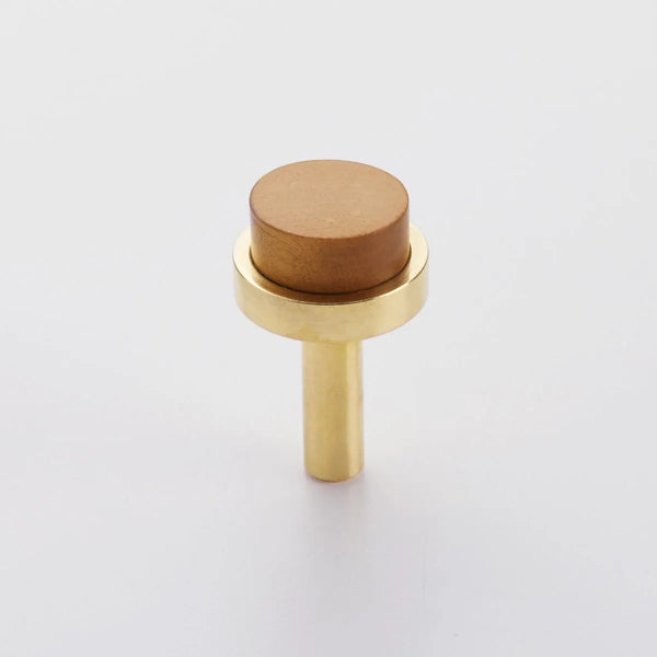 Hardwood Contemporary Cabinet Knob