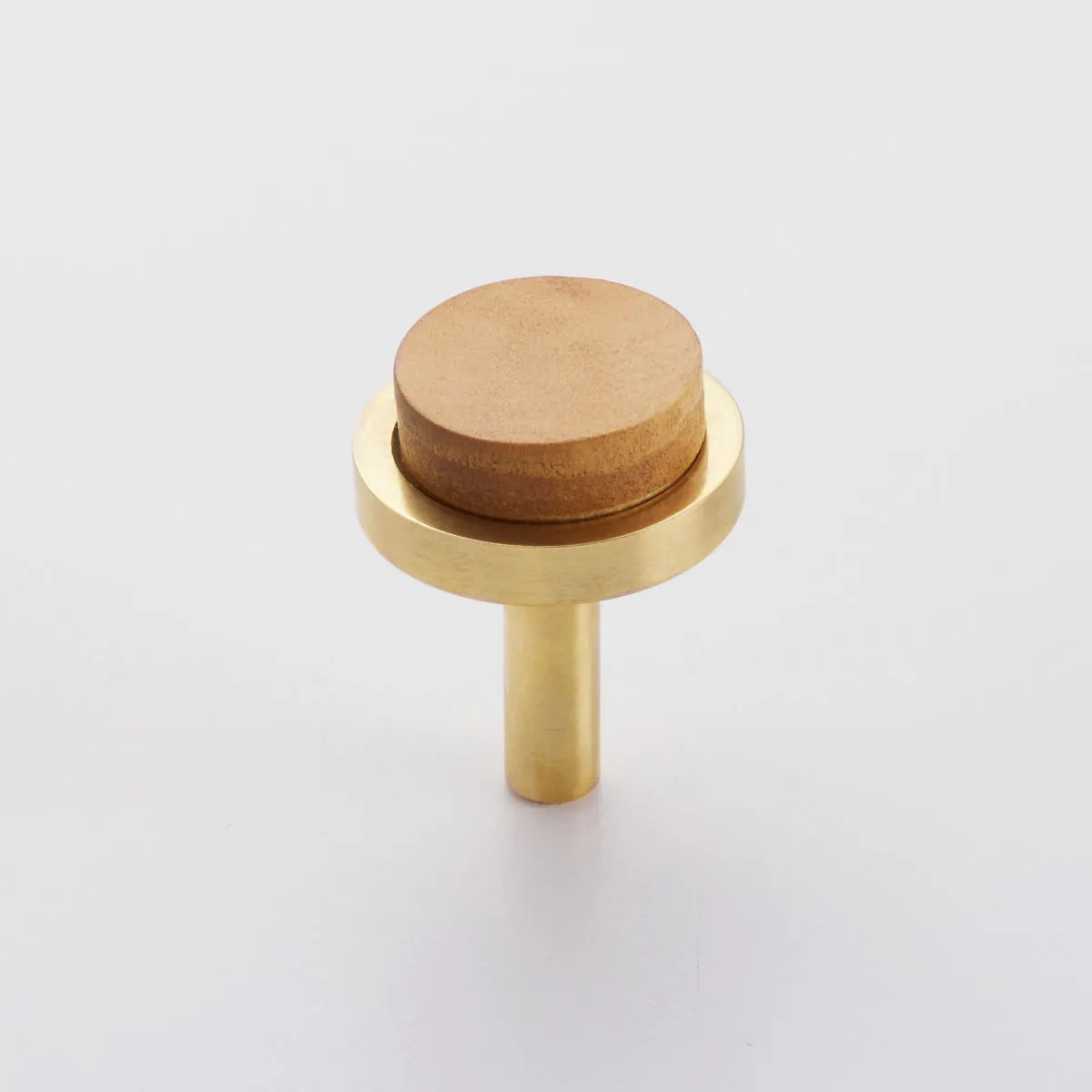 Hardwood Contemporary Cabinet Knob