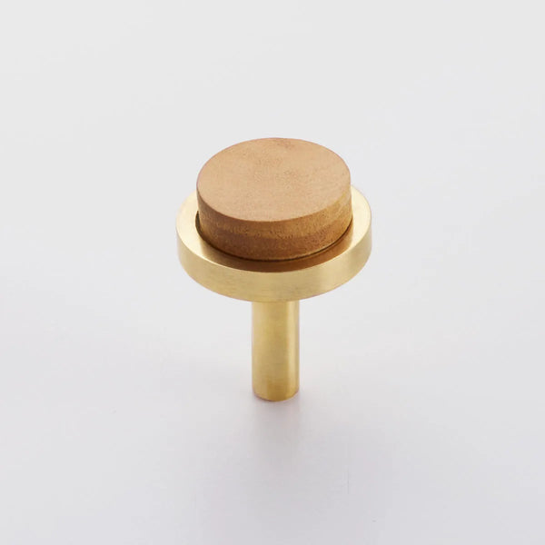 Hardwood Contemporary Cabinet Knob