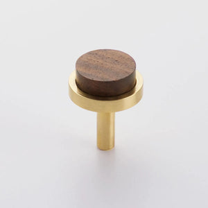 Hardwood Contemporary Cabinet Knob