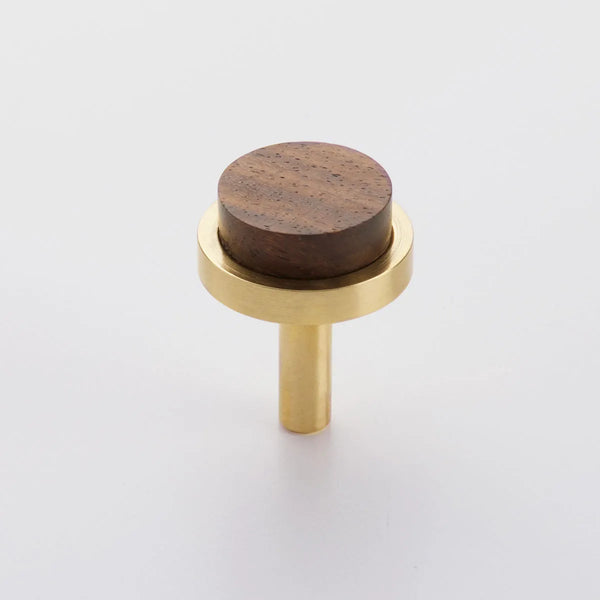 Hardwood Contemporary Cabinet Knob