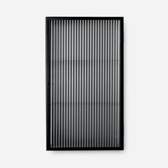 Haze Reeded Glass Wall Cabinet