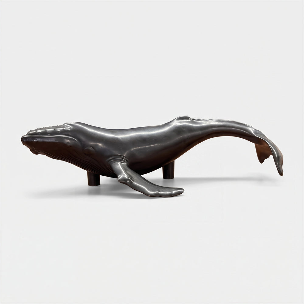 Humpback whale door pull
