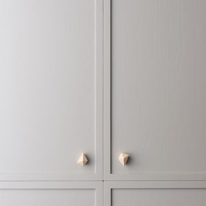 Travertine Prism Cabinet Knob