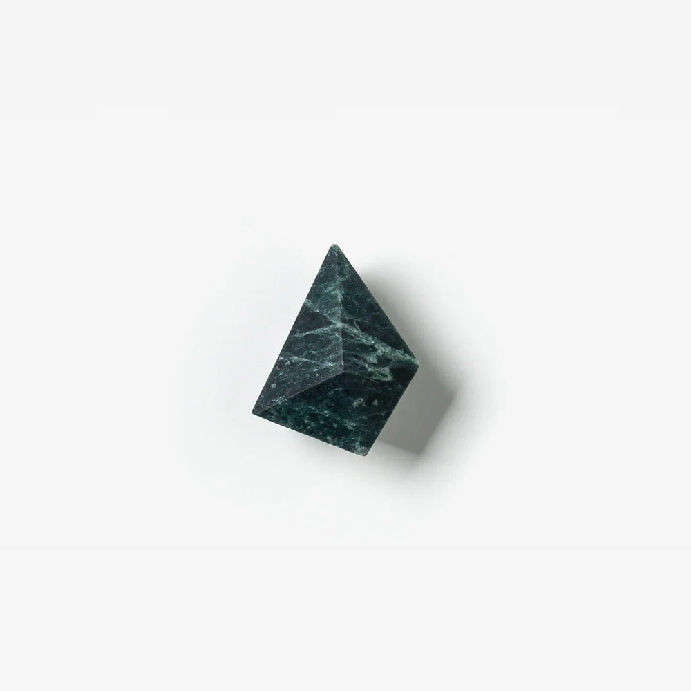 Verde Marble Prism Cabinet Knob