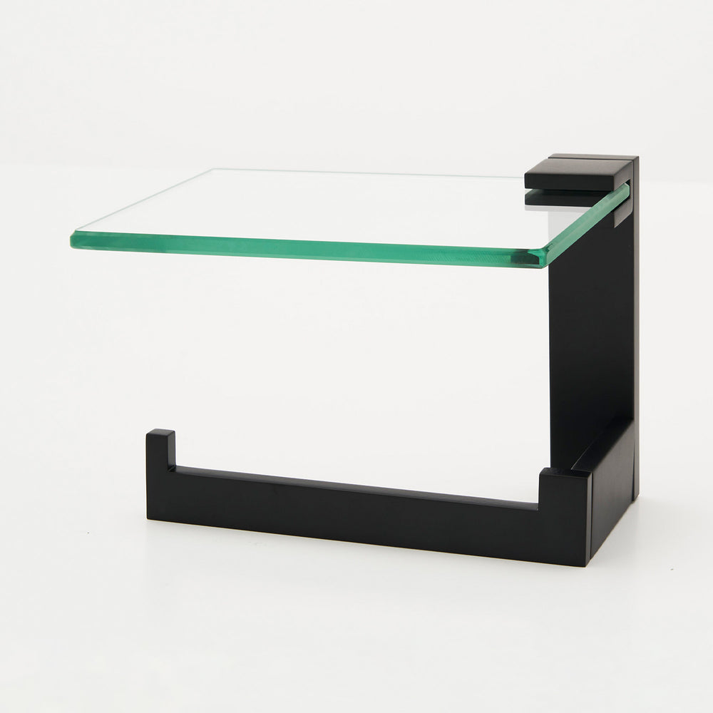 Linear Toilet Paper Holder with Shelf
