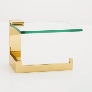 Linear Toilet Paper Holder with Shelf