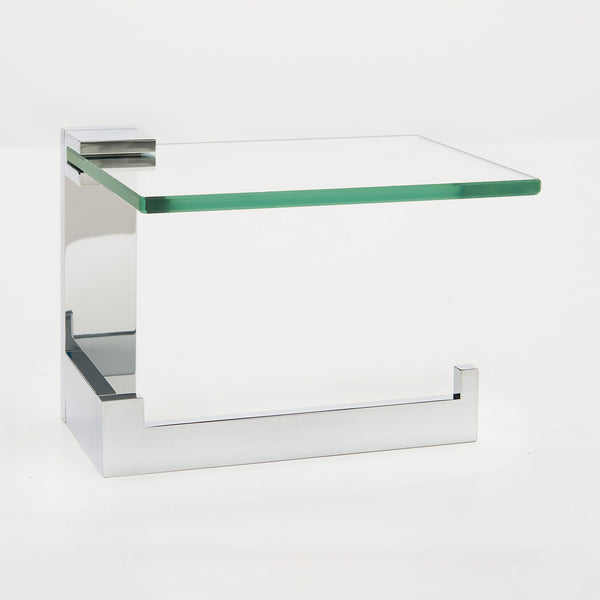 Linear Toilet Paper Holder with Shelf