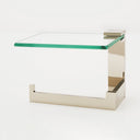 Linear Toilet Paper Holder with Shelf
