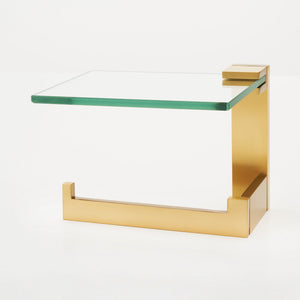 Linear Toilet Paper Holder with Shelf