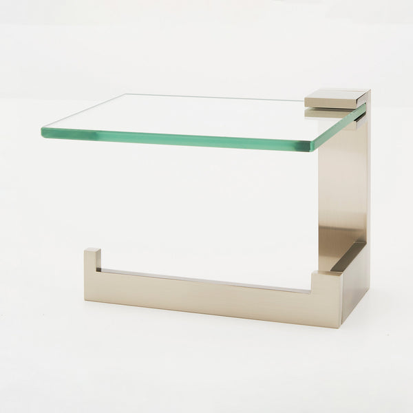Linear Toilet Paper Holder with Shelf
