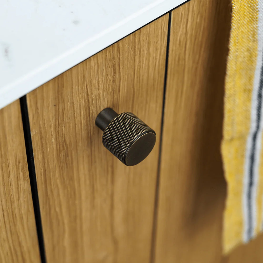 Revill Knurled Button Cabinet Knob