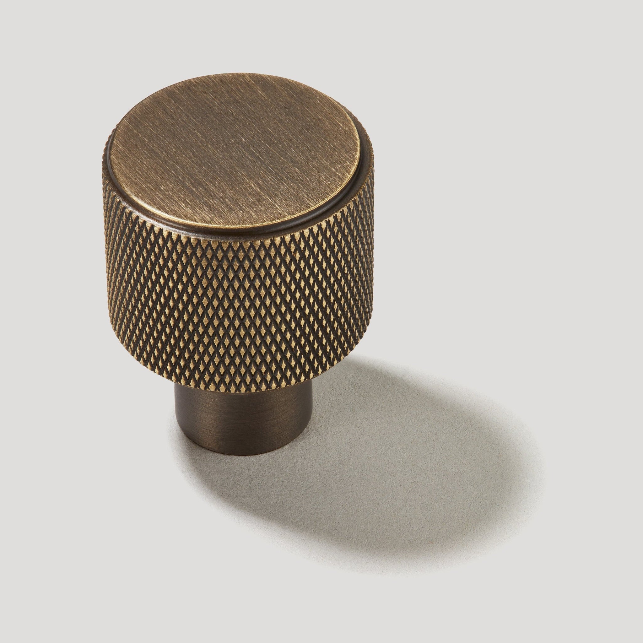 Revill Knurled Button Cabinet Knob