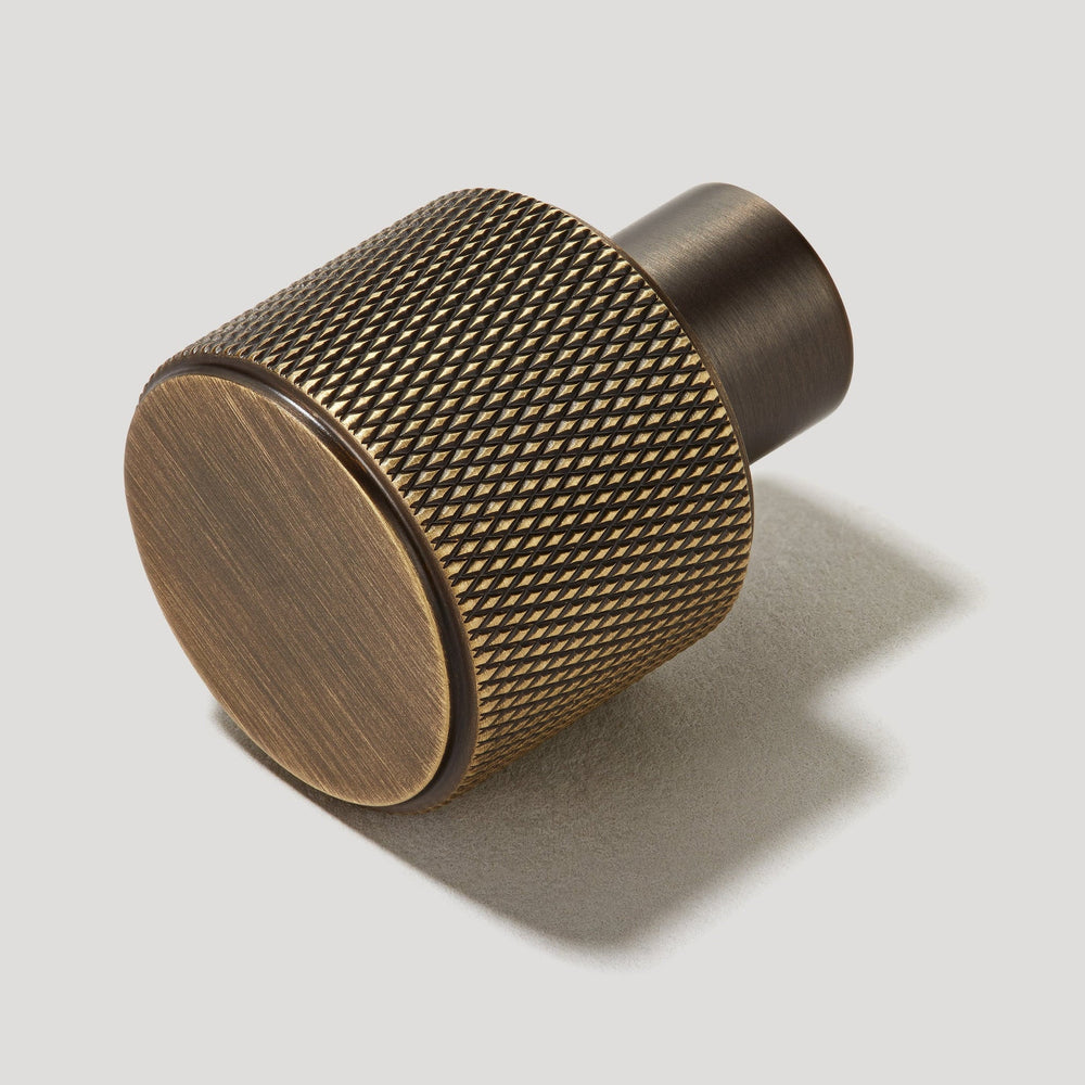 Revill Knurled Button Cabinet Knob