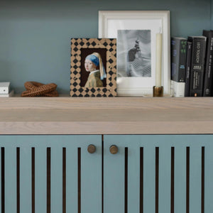 Lennon Grooved Button Cabinet Knob