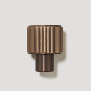 Lennon Grooved Button Cabinet Knob