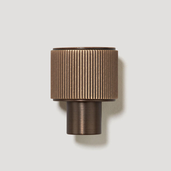Lennon Grooved Button Cabinet Knob