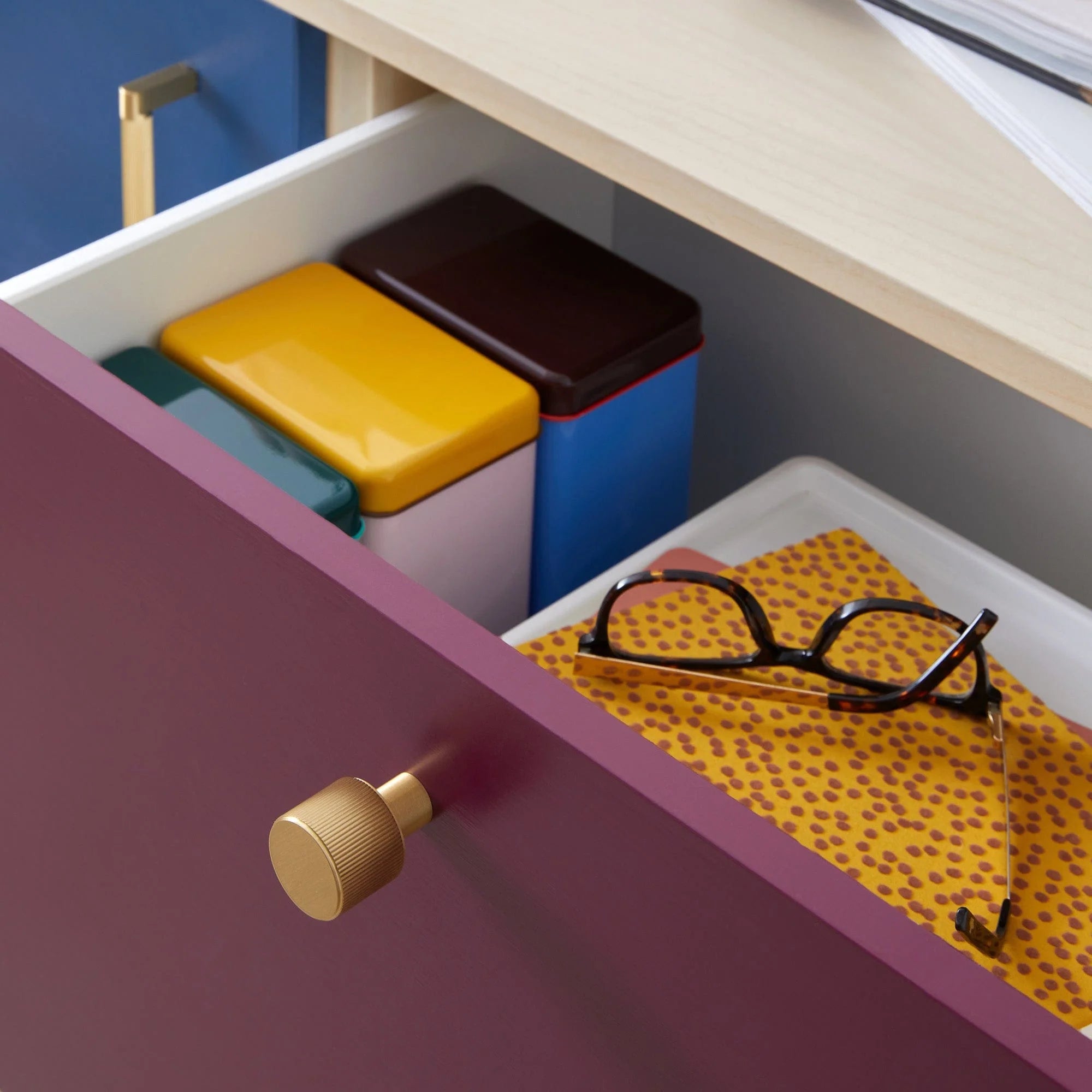 Lennon Grooved Button Cabinet Knob