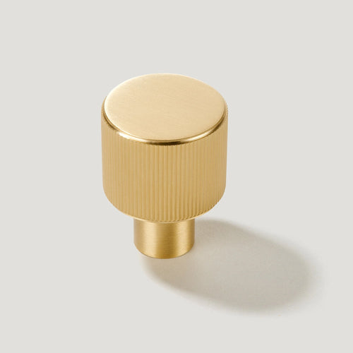 Lennon Grooved Button Cabinet Knob