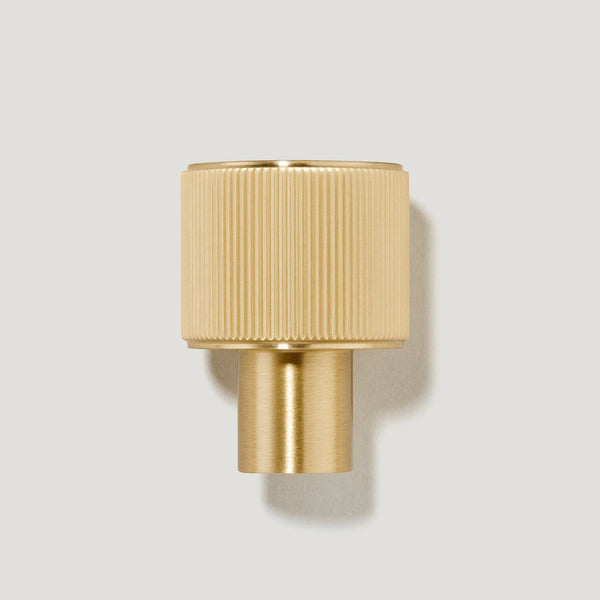 Lennon Grooved Button Cabinet Knob