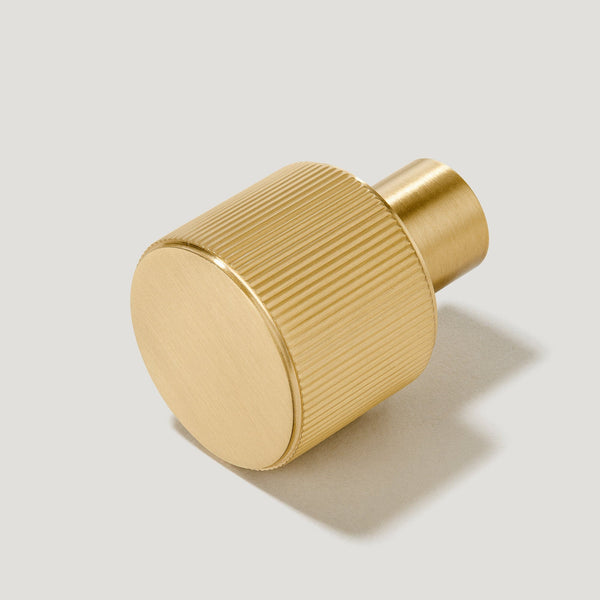 Lennon Grooved Button Cabinet Knob