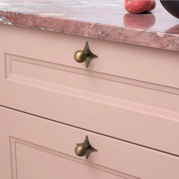 Ada Star Cabinet Knob Backplate