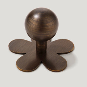 Bobbin Cabinet Knob and Flower Backplate
