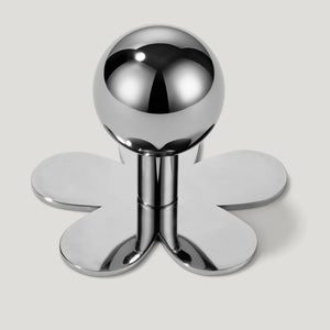 Bobbin Cabinet Knob and Flower Backplate