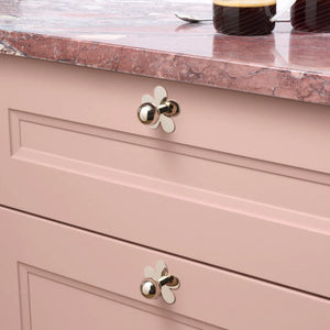 Ada Flower Cabinet Knob Backplate
