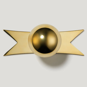 Bobbin Cabinet Knob and Ribbon Backplate