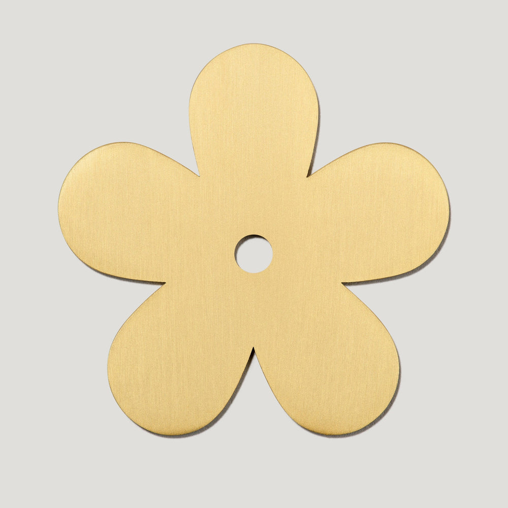 Ada Flower Cabinet Knob Backplate