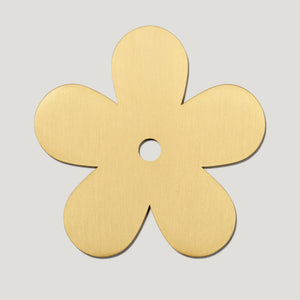 Ada Flower Cabinet Knob Backplate