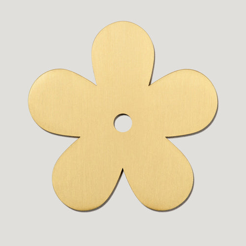 Ada Flower Cabinet Knob Backplate
