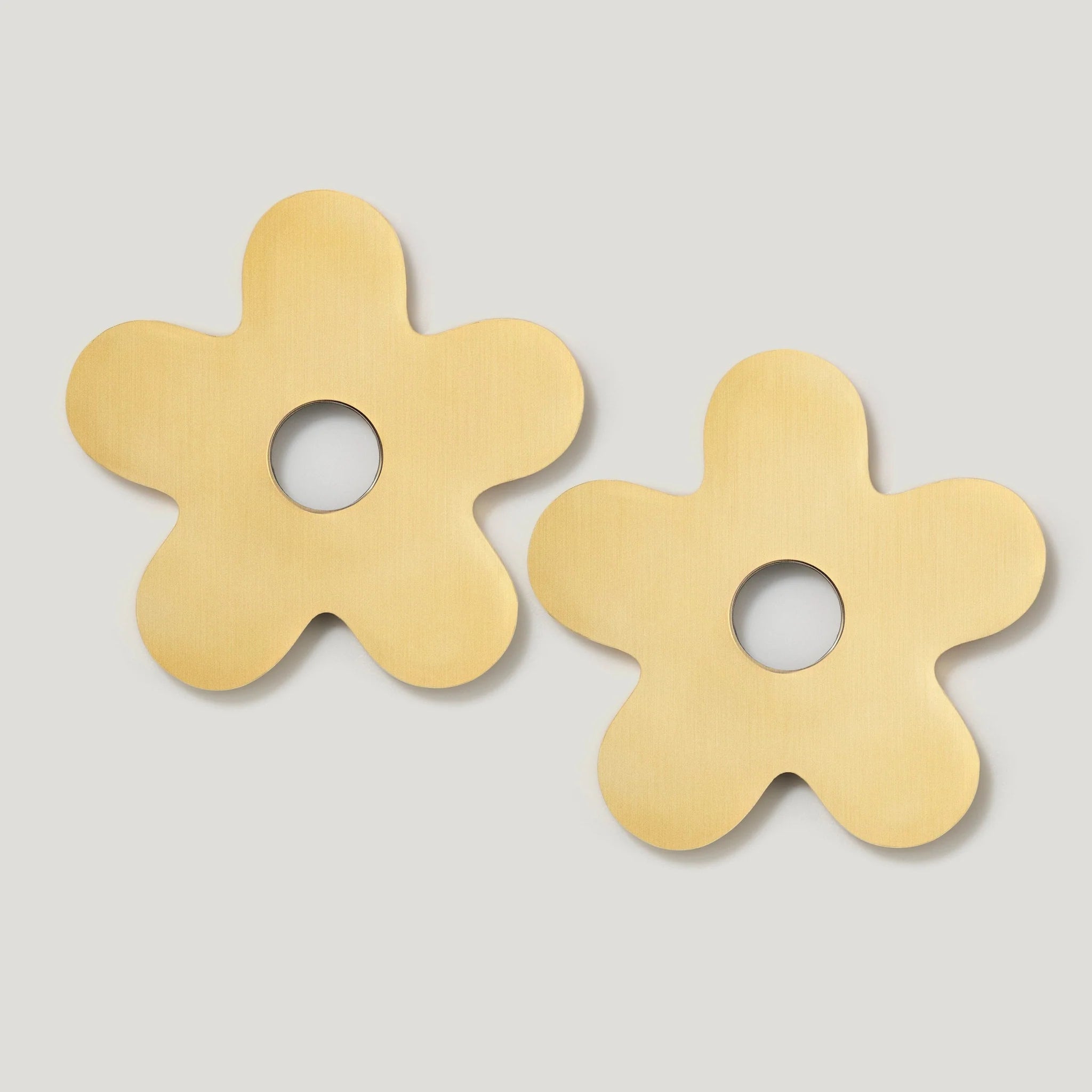 Ada Flower Cabinet Pull Backplates