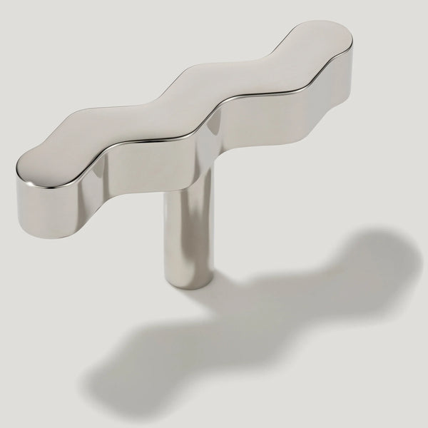Squiggle T Cabinet Knob
