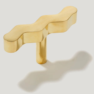 Squiggle T Cabinet Knob
