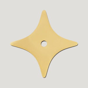 Ada Star Cabinet Knob Backplate