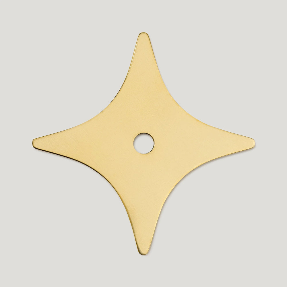 Ada Star Cabinet Knob Backplate