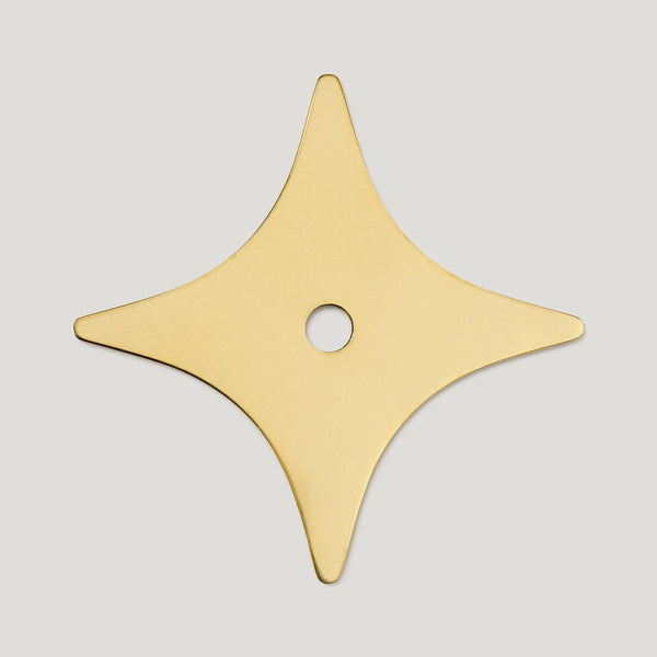 Ada Star Cabinet Knob Backplate