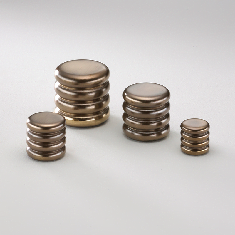 Ribbed Cylinder 0689 Cabinet Knob