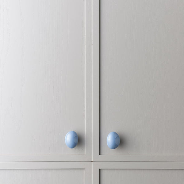 Colored Gloss Pebble Knob