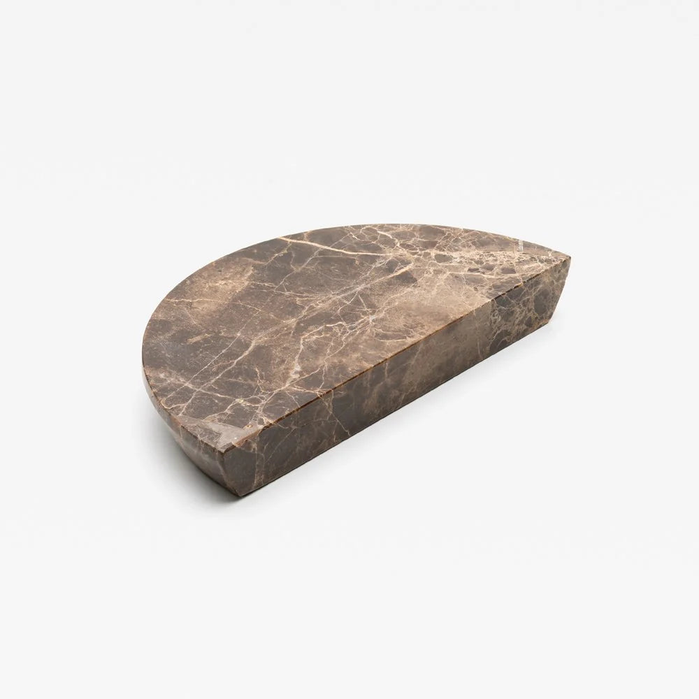 Emperador Marble Arc Handle [Pair]