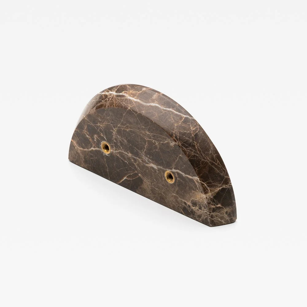 Emperador Marble Arc Handle [Pair]