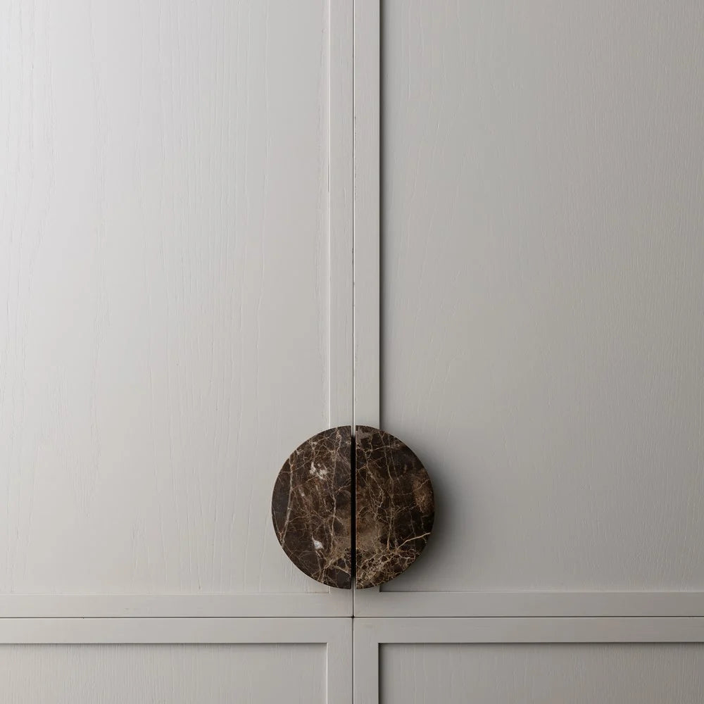 Emperador Marble Arc Handle [Pair]