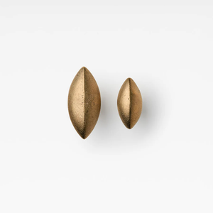 Sandcast Almond Cabinet Knob