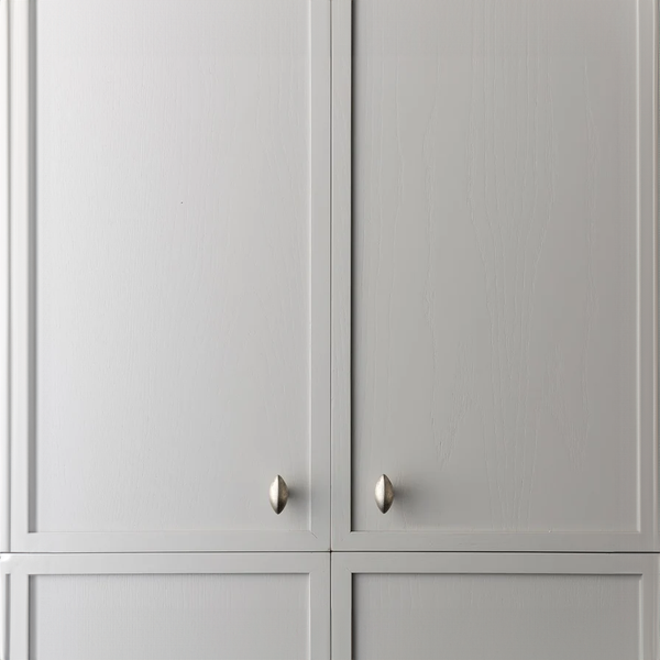 Sandcast Almond Cabinet Knob