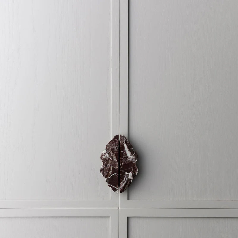 Rosso Marble Cedrus Handle [PAIR]