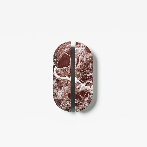 Rosso Marble Small Dot Handle [PAIR]