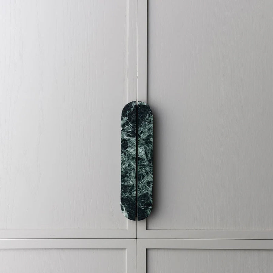 Verde Marble Large Dot Handle [PAIR]